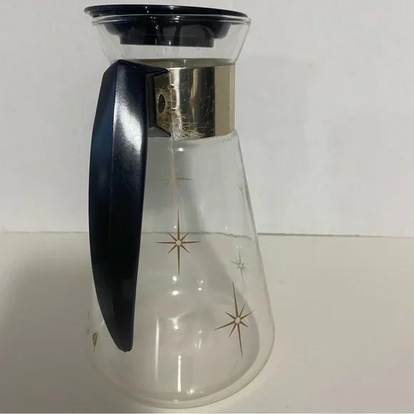 Vintage corning, Pyrex gold atomic starburst glass coffee carafe 6 cup - Picture 4 of 5